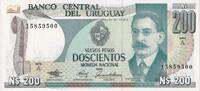Uruguay 200 Nuevos Pesos KM:66a -