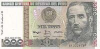 Peru 1000 Intis 1988-06-28, KM:136b -