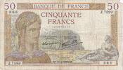 France 50 Francs Cérès, Z.7599, Fayette:18.08, KM:85b -