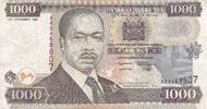 Kenya 1000 Shillings 1994-12-12, KM:34a -