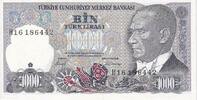 Turkey 1000 Lira KM:196 -
