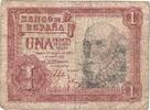 Spain 1 Peseta 1953-07-22, KM:144a -