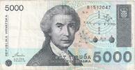 Croatia 5000 Dinara 1992-01-15, KM:24a -
