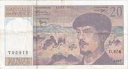 France 20 Francs Debussy, D.056, Fayette:66ter.2, KM:151i -