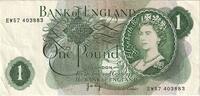 Great Britain 1 Pound Undated (1970-77), KM:374g -