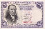 Spain 25 Pesetas 1946-02-19 -