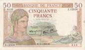 France 50 Francs Cérès, 1940-03-14, Z.12936 -