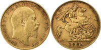 Great Britain 1/2 Sovereign Edward VII, Gold, KM:804 -