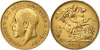 Great Britain 1/2 Sovereign George V, Gold, KM:819 -