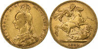 Great Britain Sovereign Victoria, Gold, KM:767 -
