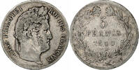 France 5 Francs Louis-Philippe I, Lille, Silver, Gadoury:678 -