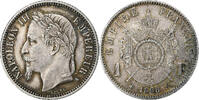 France Franc Napoleon III, Paris, Silver, Gadoury:463 -