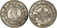 Morocco 500 Francs Mohammed V, Paris, Silver -