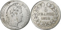 France 5 Francs Louis-Philippe I, Paris, Silver, Gadoury:678 -