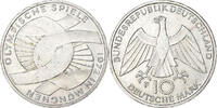 Federal Republic of Germany 10 Mark GERMANY - FEDERAL REPUBLIC, Stuttgart, Silver, KM:131 -