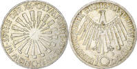 Federal Republic of Germany 10 Mark GERMANY - FEDERAL REPUBLIC, Hamburg, Silver, KM:134.1 -