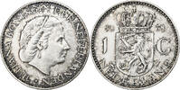Netherlands Gulden Juliana, Silver, KM:184 -