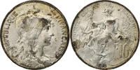 France 10 Centimes Dupuis, Paris, argentée, Bronze -