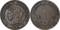 France Centime Cérès, Paris, Bronze, Gadoury:88, KM:826.1 -
