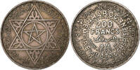 Morocco 200 Francs Mohammed V, Paris, Silver -