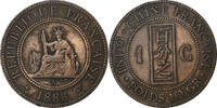 French Indochina Cent French Indo-China, Paris, Bronze, Lecompte:40, KM:1 -