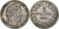 France 5 Francs Louis Philippe I, Rouen, Silver, Gadoury:678 -