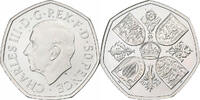 Great Britain 50 Pence Charles III, Proof, Silver -