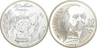 France 10 Euro Madame Bovary, Proof, Paris, Silver -