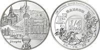 1/4 Euro 2005 Paris Frankreich Année de la Chine en France, PP, Paris, Silber, UNZ UNZ