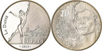 France 10 Euro Rudolf Noureev, Paris, Silver, KM:2095 -