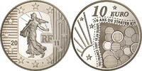 France 10 Euro 10 ans du Starter Kit, Paris, Silver, KM:1784 -