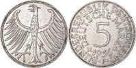Federal Republic of Germany 5 Mark Stuttgart, Silver -