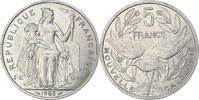 New Caledonia 5 Francs Paris, Aluminum, Lecompte:75, KM:16 -