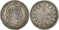 France 5 Francs Louis-Philippe, Lille, Silver, Gadoury:678 -