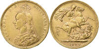Great Britain Sovereign Victoria, Gold, KM:767 -