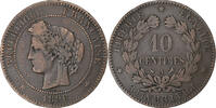 France 10 Centimes Cérès, Paris, Torche, Bronze -