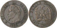 France 2 Centimes Napoleon III, Bordeaux, Bronze -