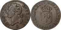 France 1/2 Sol Louis XVI, 1/2 Sol ou 1/2 sou, Metz, Rare, Copper -