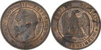 France 10 Centimes Napoleon III, Lille, Bronze, Gadoury:248 -