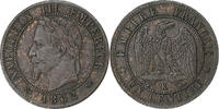 France Centime Napoleon III, Bordeaux, Bronze, Gadoury:87 -