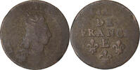 France Liard de France Louis XIV, Meung-sur-Loire, Copper -