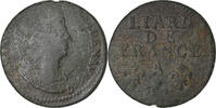 France Liard de France Louis XIV, Paris, Copper, Gadoury:81 -