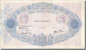 France 500 Francs Banknote, 500 F 1888-1940 ''Bleu et Rose'' -