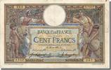 France 100 Francs Banknote, 100 F 1908-1939 ''Luc Olivier Merson'' -