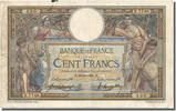 100 Francs 1921 Frankreich Geldschein, 100 F 1908-1939   Luc Olivier Merson   S