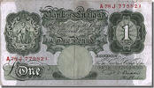 Great Britain 1 Pound Banknote -
