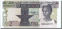 Ghana 2 Cedis Banknote, 1982-03-06 -