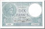 France 10 Francs Banknote, 10 F 1916-1942 ''Minerve'', 1939-07-06 -