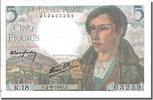France 5 Francs Banknote, 5 F 1943-1947 ''Berger'', 1943-06-02 -