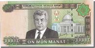 Turkmanistan 10,000 Manat Banknote, 2005, KM:16 -